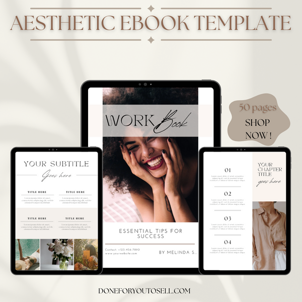 Aesthetic Ebook Template