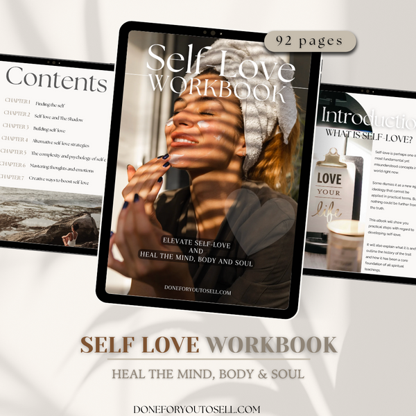 Self Love Workbook | Heal The Mind, Body & Soul